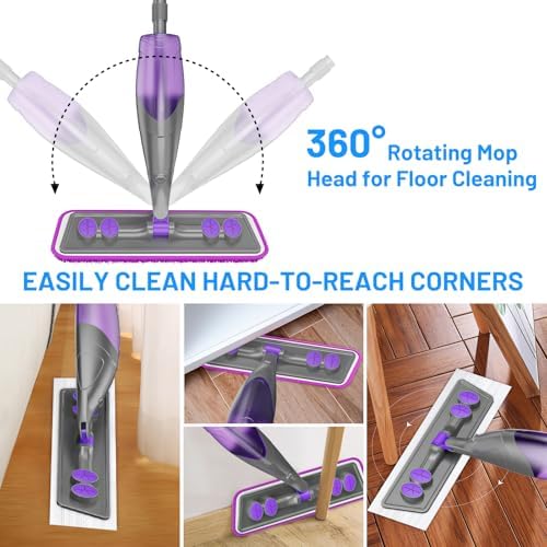 Spray Mops for Floor Cleaning - Wet Dry Mops for Hardwood Tile - Image 6