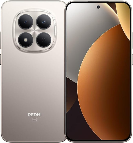 XIAOMI Redmi Note 15 Pro 5G Ai (Compatible with Tmobile Mint Tello & Global) (256GB + 8GB) NFC 6.83" 120Hz 200MP Pro AI Camera Model 25080RABDG Unlocked Dual Sim Liberado (Titanium Color) by Xiaomi