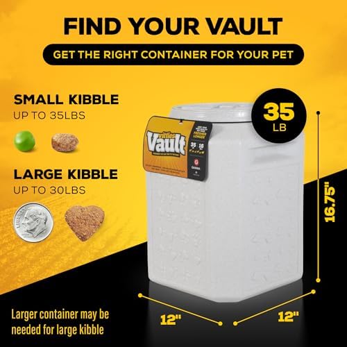Vittles Vault Airtight Pet Food Storage Container + Scoop, Fits Up to 35lbs - Image 6