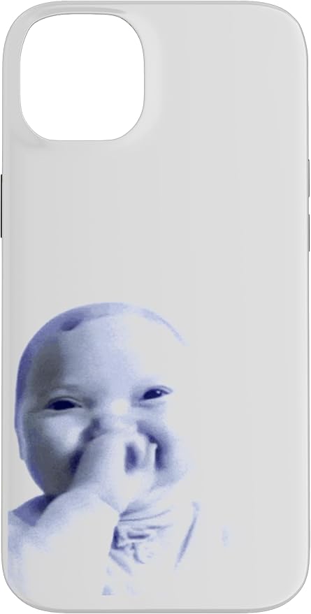 AI Baby Holding Laugh Meme Case for iPhone 14 Plus by Unknown