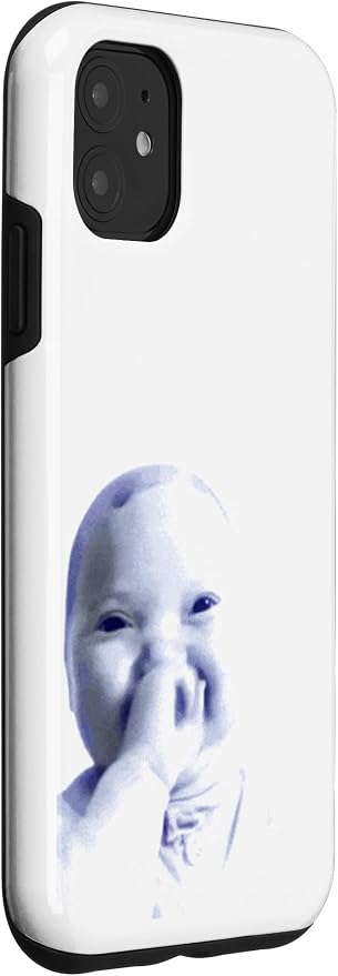 AI Baby Holding Laugh Meme Case for iPhone 11 - Image 3