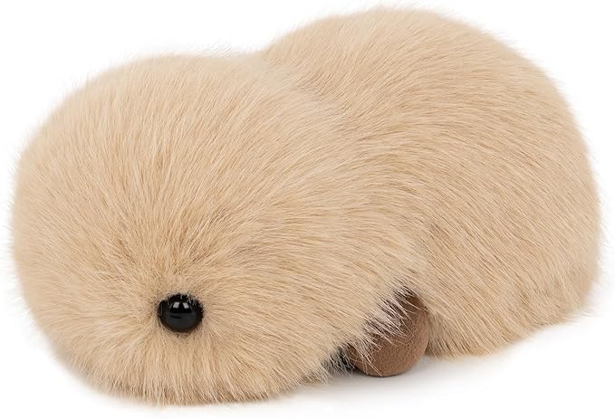 Interactive AI Plush Companion Pet– Privacy Safe Soft Huggable Intelligence Emotional Support Robot Pets, Anxiety Relief Desk Robots| Ideal Toy Gift for Kids,Teens,Adults,Seniors(Beige) by Cupboo-LoveandCompanion