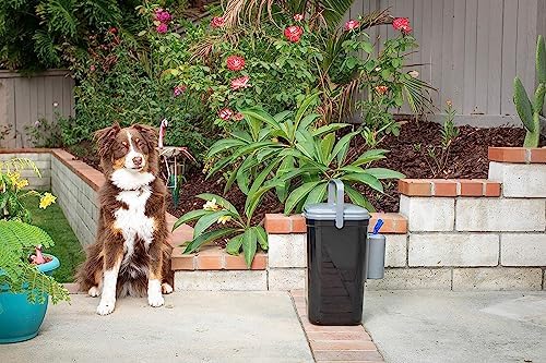 PetFusion Outdoor Pet Waste Disposal, Innovative Dog Poop Trash Can with Locking Handle, With Deodorizer, Built-in Poop Bag Holder, 5 Bags Included. - Image 6