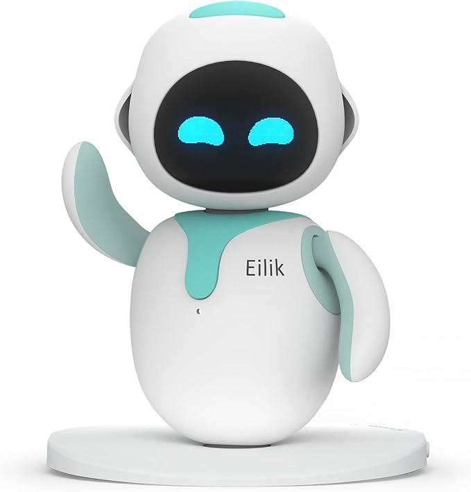 ENERGIZE LAB Eilik – Cute Robot Pets for Kids and Adults, Your Perfect Interactive Companion at Home or Workspace, Unique Gifts for Girls & Boys. by EnergizeLab