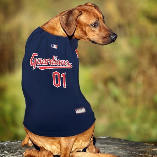 Official MLB Cleveland Guardians Pet Jersey for Dogs & Cats, Size X-Small - Stylish Baseball Jersey for Your Furry Fan- Show Off Team Spirit with The Perfect Fan Apparel Gear for Pet, Dog & Cat - Image 5