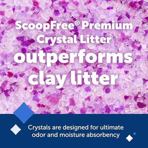 PetSafe ScoopFree Premium Crystal Litter, Lavender Scent, 4.3Lb Bag, Litter (Pack of 8) - Image 2