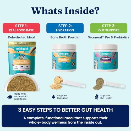 Solid Gold Chicken Dehydrated Dog Food Kit-Bone Broth, Probiotic Makes 4lbs - Image 4