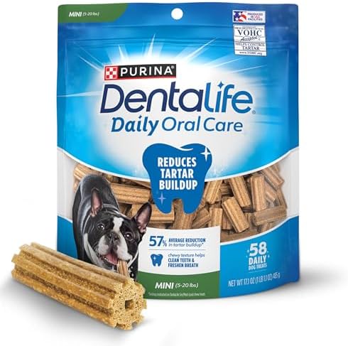 Dentalife Purina Daily Oral Care Dental Dog Treats for Small Dogs, 58 ct by DentaLife