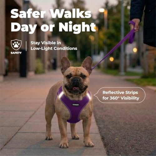 Voyager Step-in Air Dog Vest Harness - Purple, X-Large - Image 4
