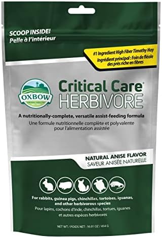 Oxbow Critical Care Herbivore, Rabbit & Guinea Pig Recovery, Anise, 454 g by OxbowAnimalHealth