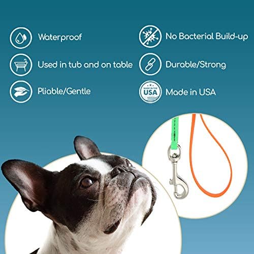 Jelly Pet Grooming Loop for Dogs, Fits Most Pet Grooming Tubs/Tables, Easy to Clean, Waterproof & Durable Noose Loop, Stronger Than Leather, Made in The USA, 3/8" x 18’’ and 24" - Image 6