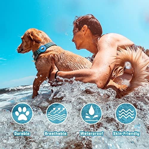 Auroth Airtag Dog Collar, Adjustable Air Tag Case Holder Dog Collar for Medium Large Dogs, Airtag Dog Collar Holder with Heavy Duty D Ring Tangle Free - Image 6