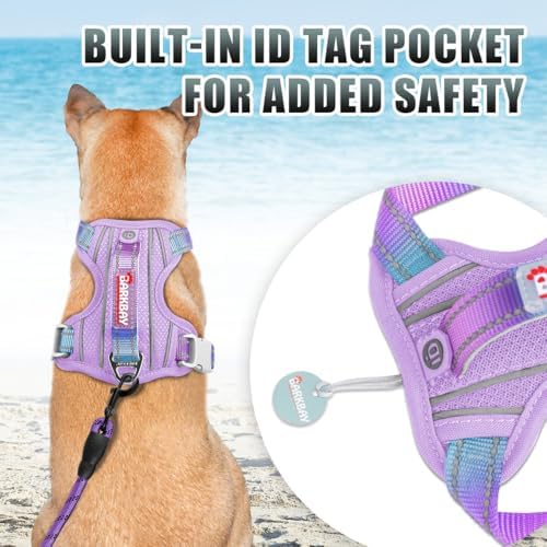 BARKBAY Dog Harness for Medium Sized Dog No Pull Dog Vest ID Tag Pocket - Image 2