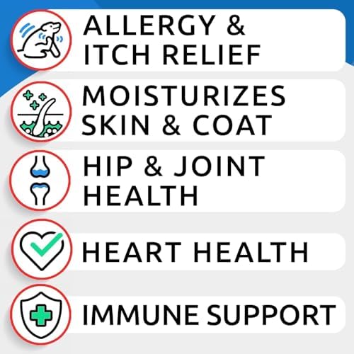 Omega 3 for Dogs - Fish Oil for Skin & Coat Health, Itch & Allergy Support - Image 3