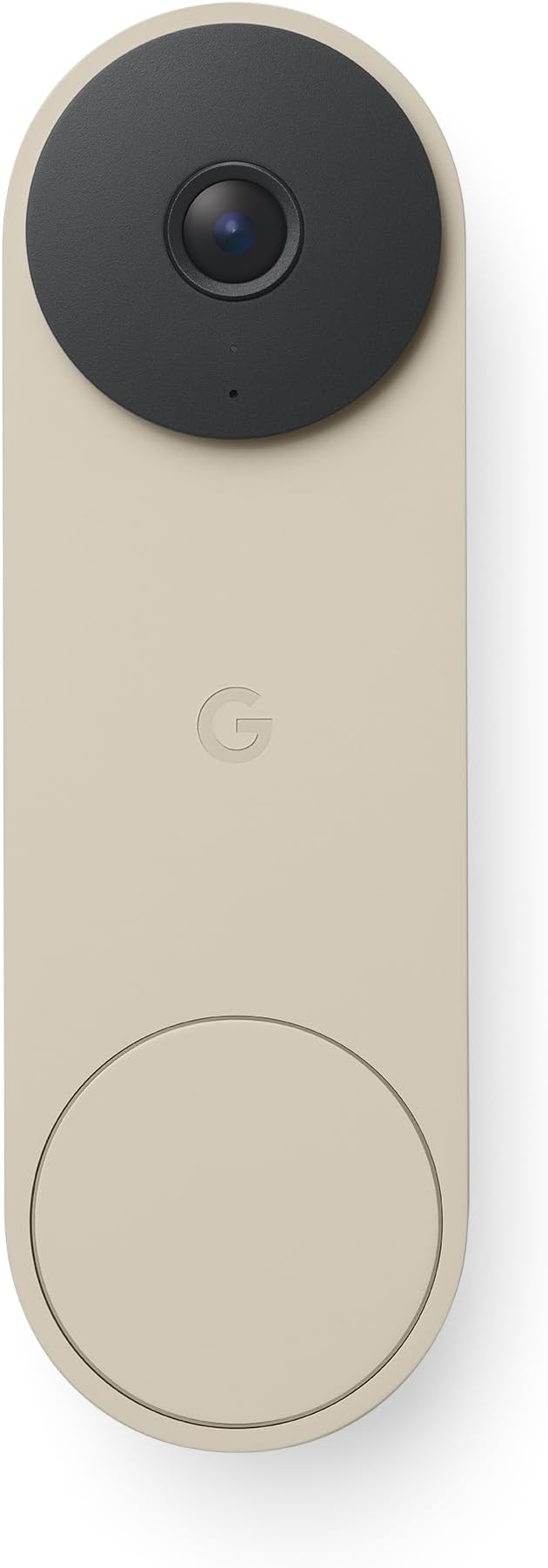 Google Nest Doorbell (Wired, 3rd Gen) - 2K Video, Live View - 2025 - Linen | Video doorbell, 2K HDR, intelligent alerts, color night vision, 2-way audio, works with Google Home & Gemini - Image 2