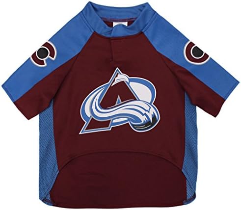 NHL Colorado Avalanche Jersey for Dogs & Cats, Medium. - Let Your Pet Be A Real NHL Fan! - Image 2