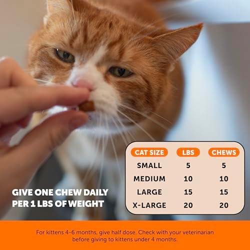 Pet Honesty Vet Backed Senior Cat Joint Supplement, Chicken, 900ct Chews - Image 6