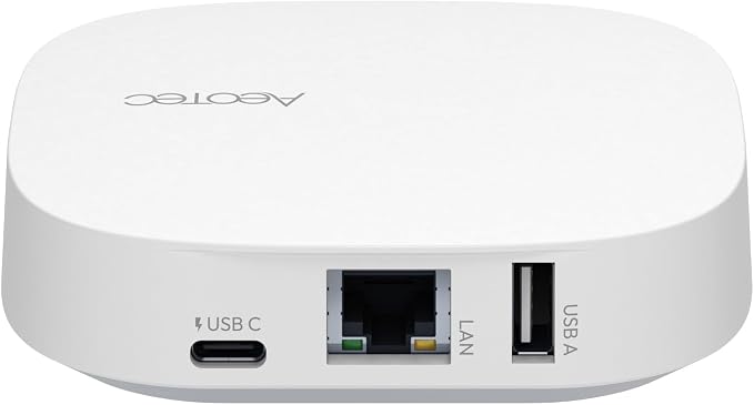 Aeotec Smart Home Hub2 - V4, Works as a SmartThings Hub, Zigbee, Matter Gateway, Compatible with Alexa, Google Assistant, WiFi (No Z-Wave) - Image 3