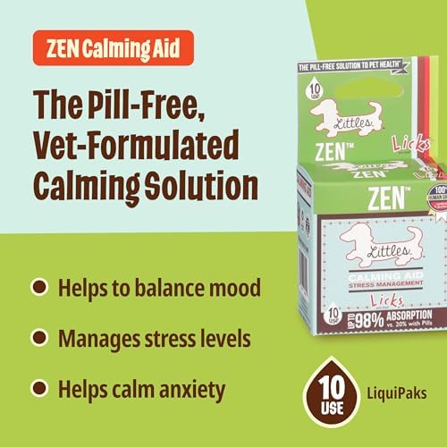 Licks Zen Calming Aid, L-Theanine, Small Breed Dogs & Cats, 10 Packets - Image 3