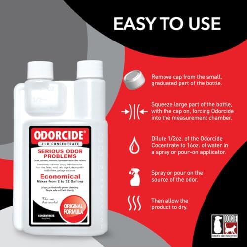 Odorcide Odor Eliminator Concentrate: Odor Eliminator for Strong Odor on Carpets, Hardwood & More - Smoke, Sweat & Pet Odor Eliminator for Home w/Non-Enzymatic Formula, 16 oz… - Image 2