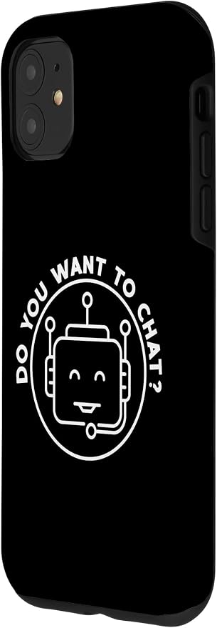 Chatbot - Do You Want To Chat? AI and ML Geek Case for iPhone 11 - Image 2