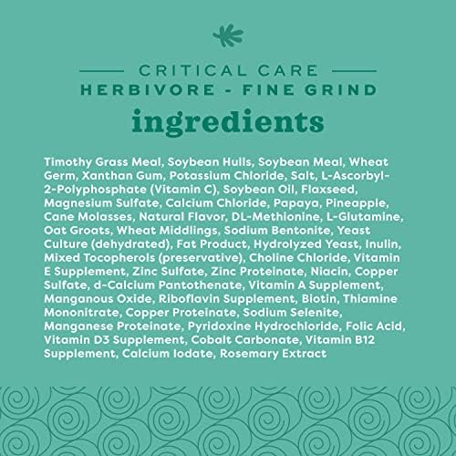 Oxbow Critical Care Herbivore Fine Grind, Rabbit & Guinea Pig, Papaya, 100g - Image 5