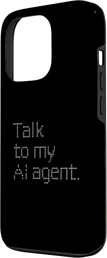 Talk to My AI Agent - Minimalist Tech Design Case for iPhone 13 Pro - Image 2