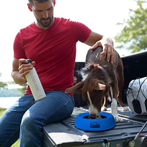 Franklin Sports No-Spill Travel Pet Bowl for Dogs + Cats - 27 oz. - Image 7