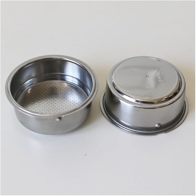 51mm Stainless Steel Coffee Filter Double Layer Filter Basket Stainless Steel Portafilter Basket Espresso Handle Compatible for Portafilter Coffee Machine(Double Cup) - Image 7