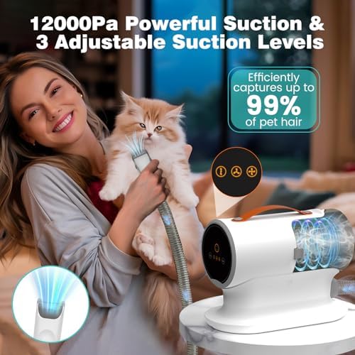Pet Hair Vacuum with Clipper, 12000Pa, PG100 - Image 2