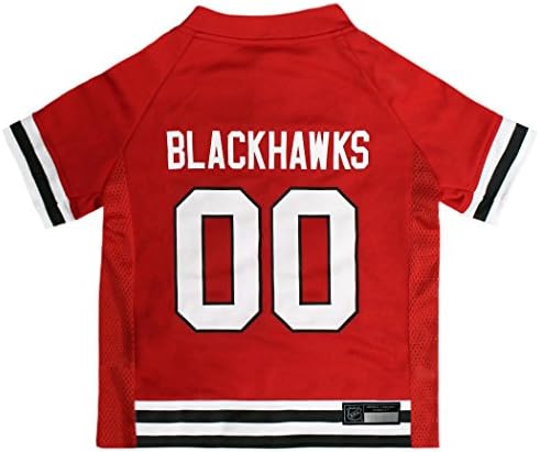 NHL Chicago Blackhawks A Premium Big Jersey for Dogs & Cats, Red, XX-Large - Image 3