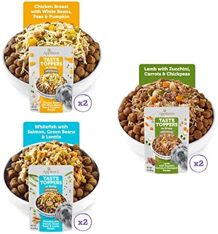 Applaws Taste Toppers Variety in Broth Wet Dog Food 6-Pack 3 oz Pouches - Image 2