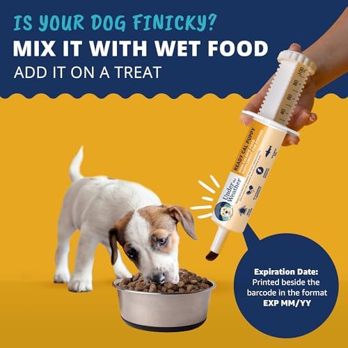 Under the Weather Pet | Ready Cal for Puppy | High Calorie Pet Nutritional Supplement for Weight Gain & Healthy Weight Maintenance | 10 Vitamins, 7 Minerals, Omega Fatty Acids & Carbohydrates | 80cc - Image 6