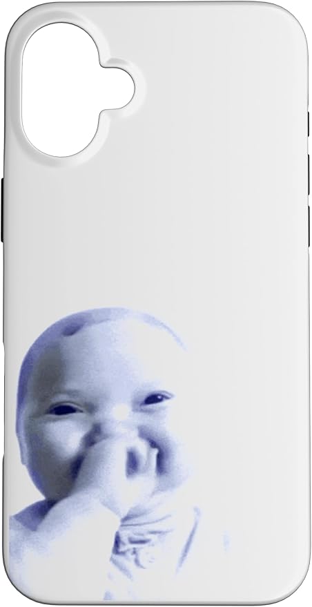 AI Baby Holding Laugh Meme Case for iPhone 16 Plus by Unknown