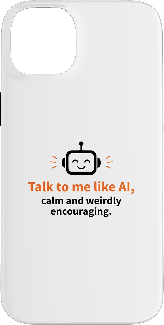 AI Robot Calm Encouraging Tech Support Case for iPhone 14 Plus by Unknown