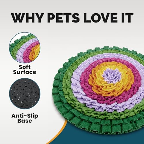 PET ARENA Snuffle Mat Dog Puzzle Toy Adjustable Interactive Feeder - Image 6