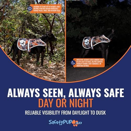 Reflective Dog Vest, Hi Vis Safety Gear for Low-Light Morning & Night Walks - Image 5
