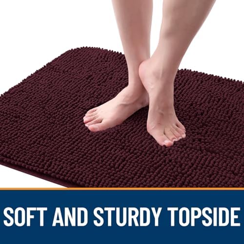 OLANLY Dog Door Mat for Muddy Paws 30x17, Super Absorbent Chenille Mud Mat - Image 4