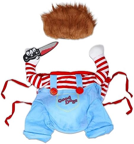 GOYOSWA Dog Halloween Costumes, Pet Deadly Doll Dog Costume Funny Dog Costumes Dog Halloween Costume Clothes for Small Medium Large Extra Large Dogs Pets (Medium) - Image 5