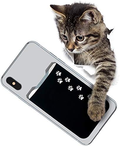 Phone Wallet - Adhesive Card Holder - Cell Phone Pouch - Stick on Lycra Pocket by Gecko - Carry Credit Cards and Cash - Image 5