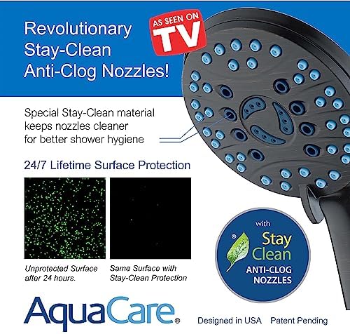 AquaCare 50-mode High Pressure Shower Head Combo with Arm & Dual Power Wash - Image 5
