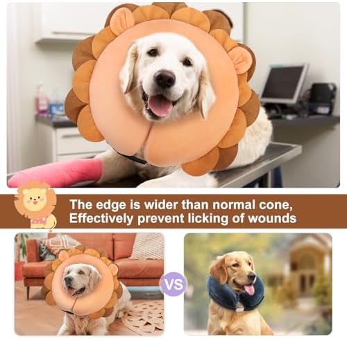 BEAUTYZOO Dog Cone Collar Alternative After Surgery,Pet Neck Donut E‑Collar - Image 4