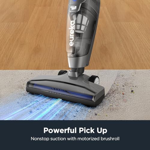 Eureka Blaze Stick Vacuum Cleaner, 3-in-1 Small Vacuum for Home, Blue - Image 2