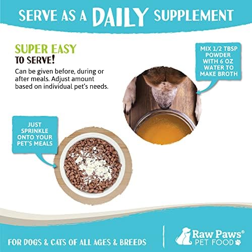 Raw Paws Beef Bone Broth for Dogs & Cats, 6-oz - Powdered - Image 4