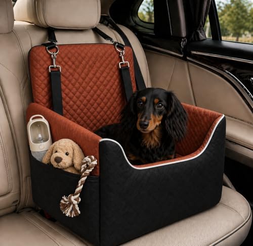 ALL GOOD PET SUPPLIES Dog Car Seat for Small/Medium Dogs Under 35lbs by AllGood
