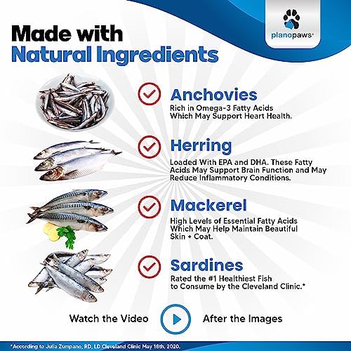 Omega 3 Fish Oil for Dogs - Supports Shedding and Itching, Skin and Coat - Image 6