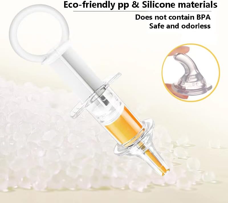 Pet Liquid Feeding Kit Pet Feeding Syringe Soft Tip, Cat Dog Syringe Bottles for Pet Feeding,Pet Medical Feeding Dispenser Tool (White) - Image 3