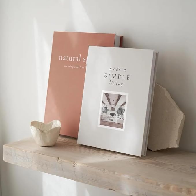 Decorative Books for Home Decor,2 Pcs Modern Minimalist Faux Book for Home Decoration,Coffee Table Decor,Living Room Aesthetic Accent (E3) - Image 6