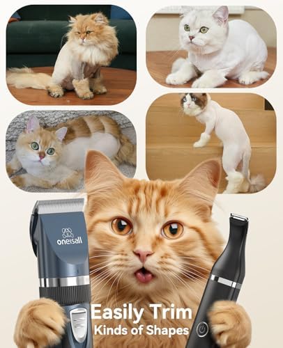 oneisall Cat Clippers and Paw Trimmer 3 in 1 Cat Grooming Kit - Image 6