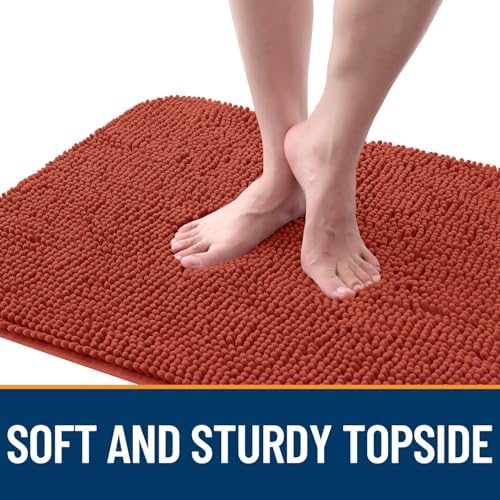 OLANLY Dog Door Mat for Muddy Paws 47x20, Super Absorbent Chenille Mud Mat - Image 4